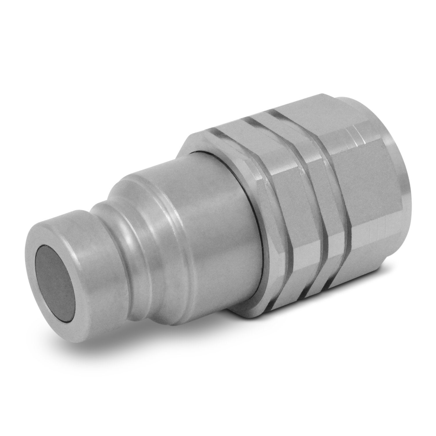 Summit Hydraulics 1/2" Skid Steer Flat Face Hydraulic Quick Connect Couplers/Couplings Set w/Dust Caps, 2 Sets