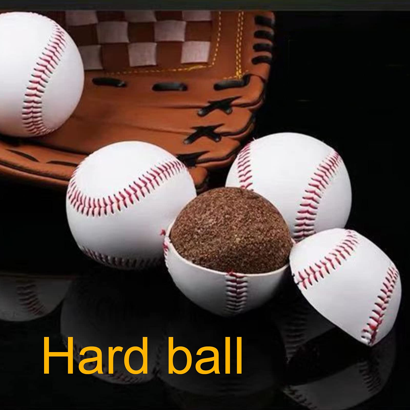 SPDTECH Blank Baseball Hardball Standard Official Size 9 inch Suitable for Youth League Practice Training Machine Pitching for Signature Adapt to Bat Play