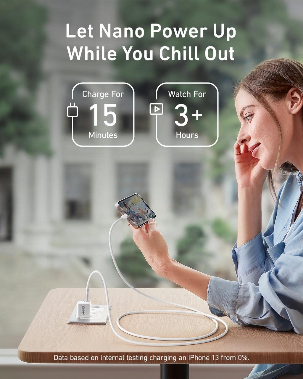 USB C Charger Block 20W, Anker 511 Charger ( Nano ), PIQ 3.0 Durable Compact Fast Charger with 6ft USB C to Lightning Cable (MFi Certified) for 14/14 Plus/14 Pro/14 Pro Max/13/iPad Pro and More