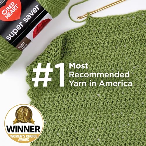 Red Heart Super Saver Yarn, 3 Pack, Woodsy 3 Count