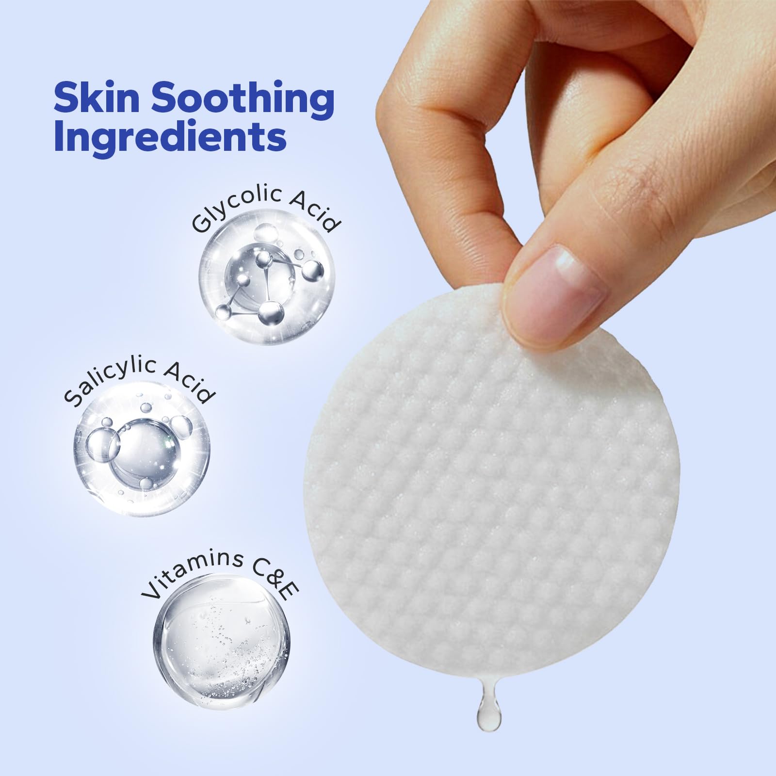 SilkyShark Glycolic Acid Resurfacing Pads (60 Count), 10% Ultra Pure Glycolic Acid + 2% Salicylic Acid, Exfoliating Peel Pads for Face, Effective Chemical Peel, Radiant Skin Renewal