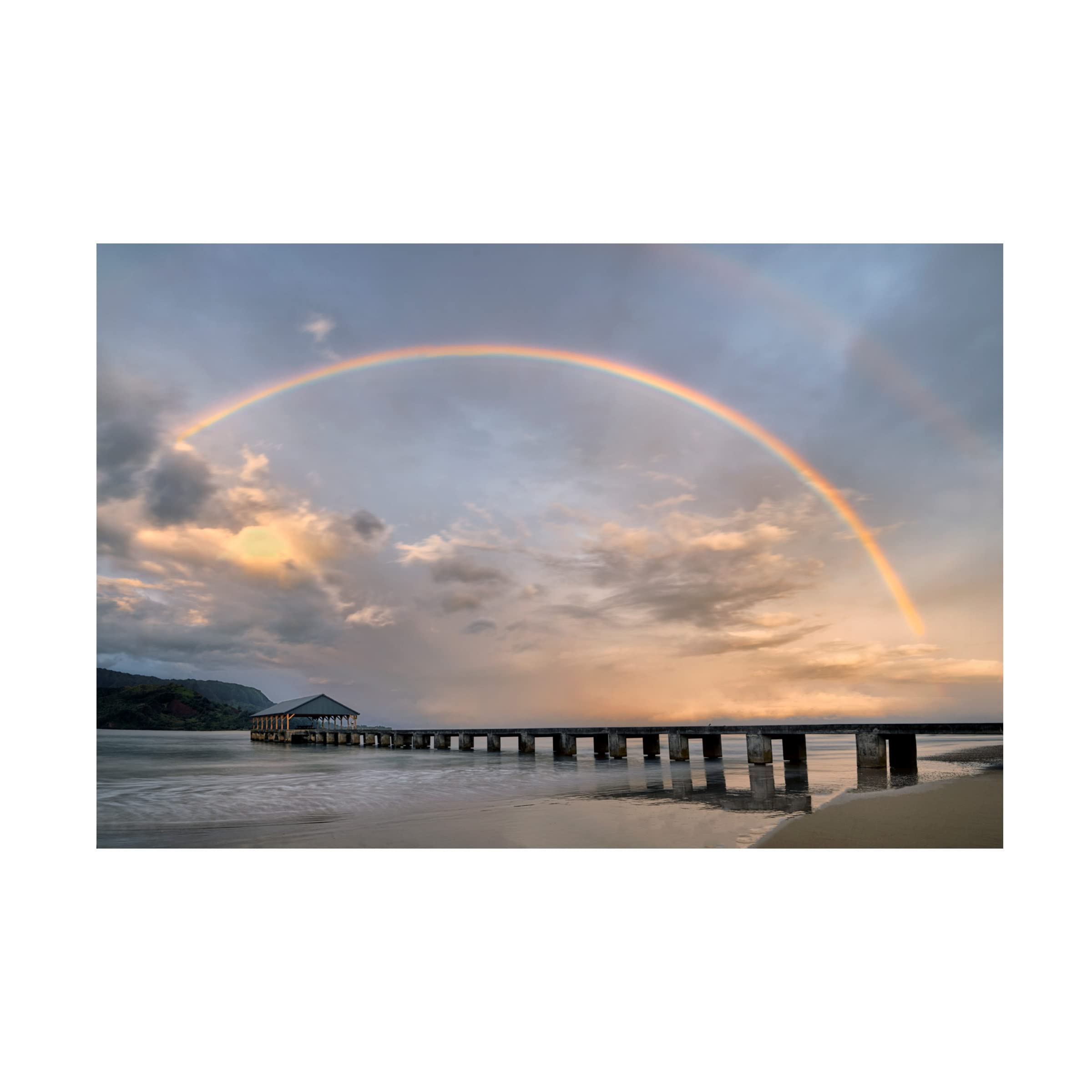 Trademark Fine Art 'Hanalei Peir 2' Canvas Art by Dennis Frates