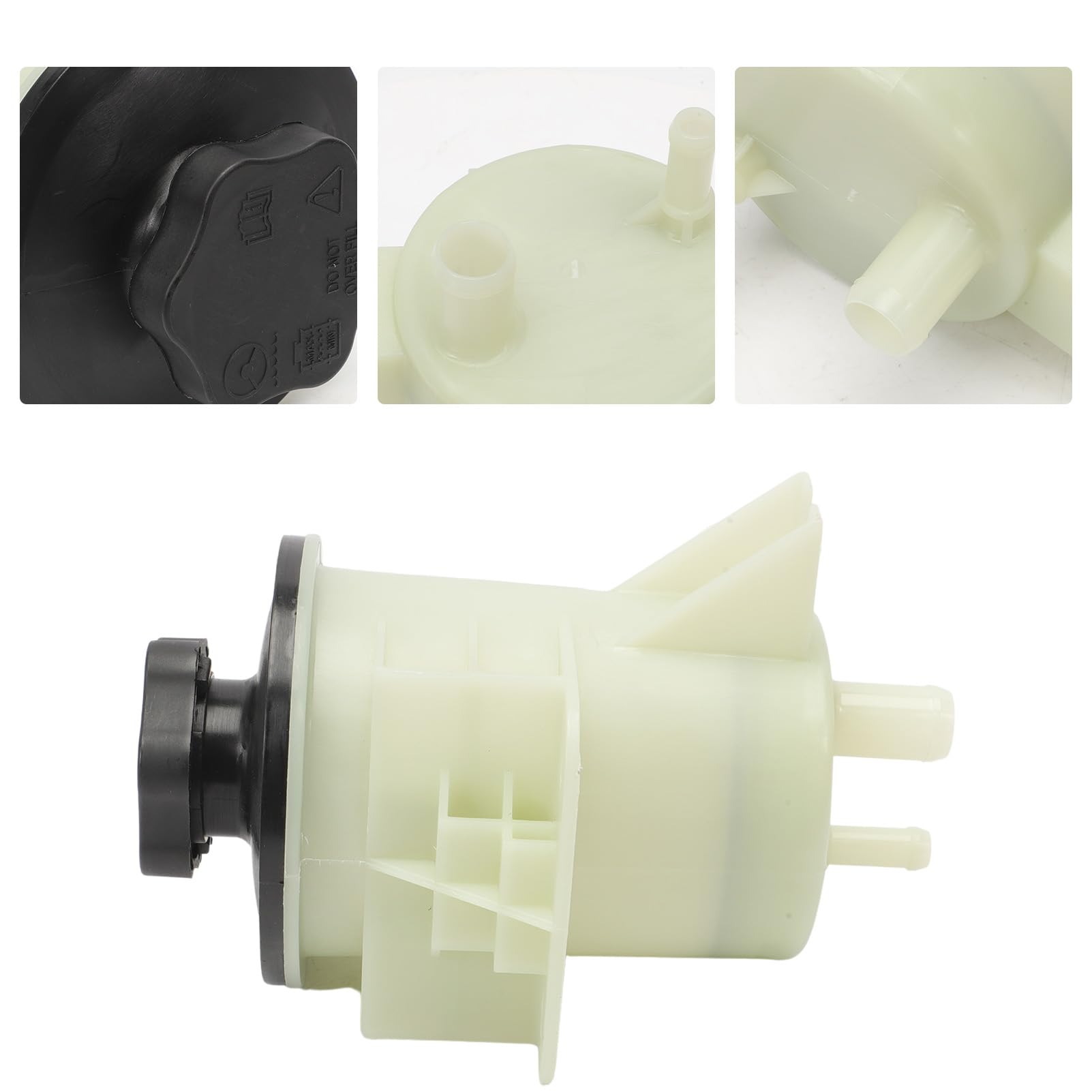 Kaloeou Power Steering Reservoir/Tank with Cap Fit for for-D F-150 2004-2008, Expedition 2002-2006 & LIN-COLN Mark LT 2006-2008 Replace R-903, 3R903, 5L3Z3A697AA