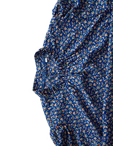 Women's Summer Shirt Top Ruffle Short Sleeve Frill Trim Mock Neck Solid 2024 Casual Blouses Shirts Tops Purple Red M