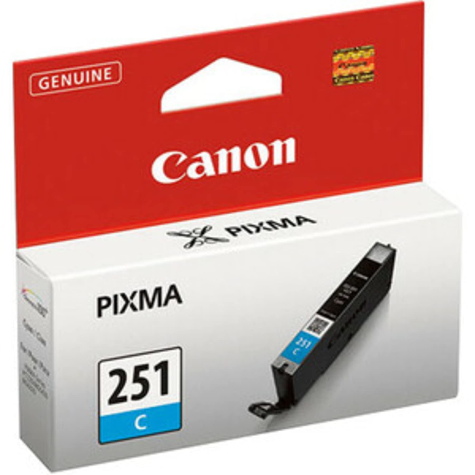 Canon CLI-251 Cyan Compatible to iP7220,iP8720,iX6820,MG5420,MG5520/MG6420,MG5620/MG6620,MG6320,MG7120,MG7520,MX922/MX722 Printers