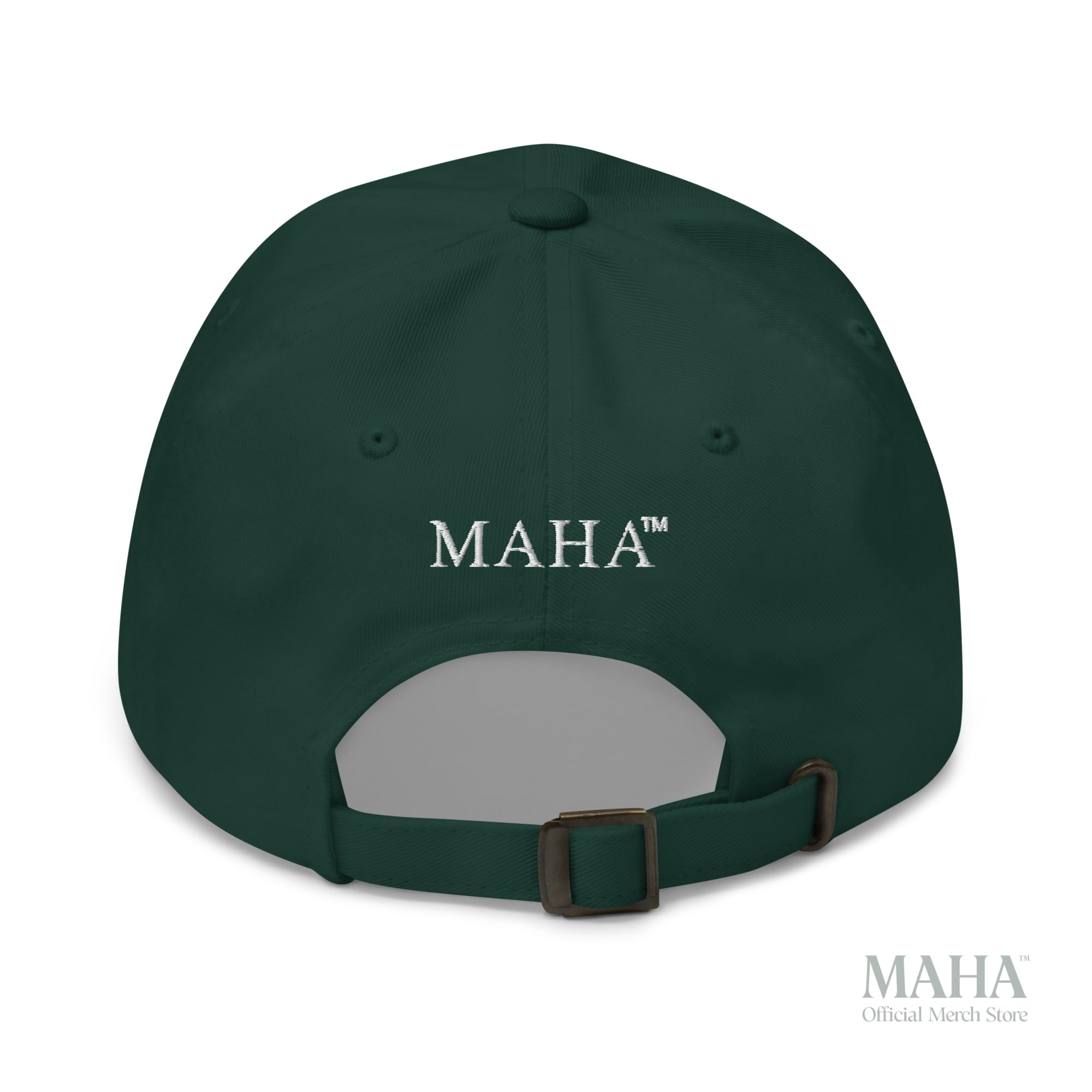 Make America Healthy Again® Embroidered Dad Hat – Adjustable Cotton Baseball Cap, Unisex Casual Low Profile Hat (Spruce)
