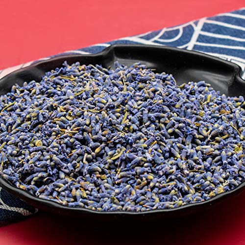 CoolCrafts Dried Lavender Flowers, Bulk Wholesale Fragrant Lavender for Wedding Toss, Crafts, Sachets - 1 Pound