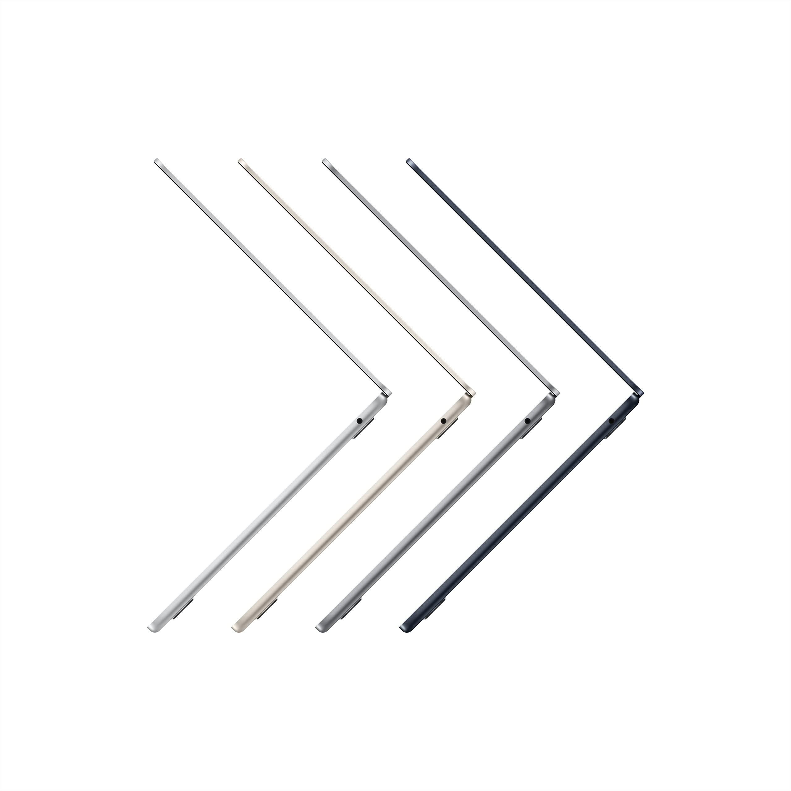 Apple 2022 MacBook Air Laptop with M2 chip: Built for Apple Intelligence, 13.6-inch Liquid Retina Display, 8GB RAM, 256GB SSD Storage, Backlit Keyboard, 1080p FaceTime HD Camera; Starlight