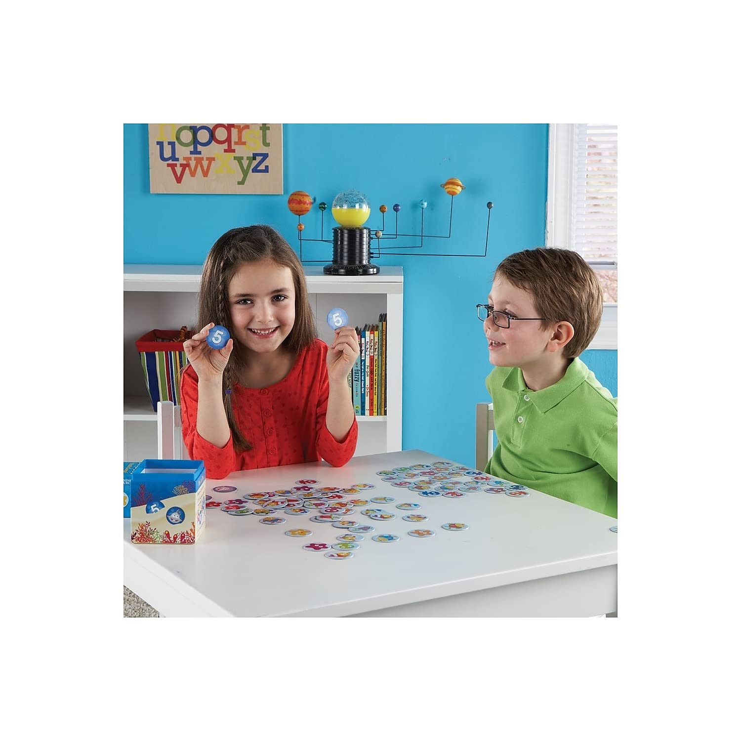Learning Resources I Sea 10! Game, Math Games, Addition and Subtraction, Homeschool & Classroom Math Games, Educational, Includes 100 Cards, Ages 6+