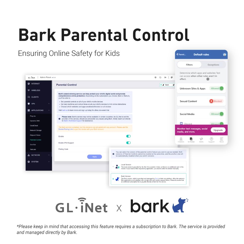 GL.iNet GL-MT6000(Flint 2) WiFi 6 Router | Gaming WiFi Router | 2 x 2.5G Multi-Gig Port+4 x 1G Ethernet Ports | Mass Device Connectivity | Rapid OpenVpn & WireGuard | 802.11ax | Long Range Coverage