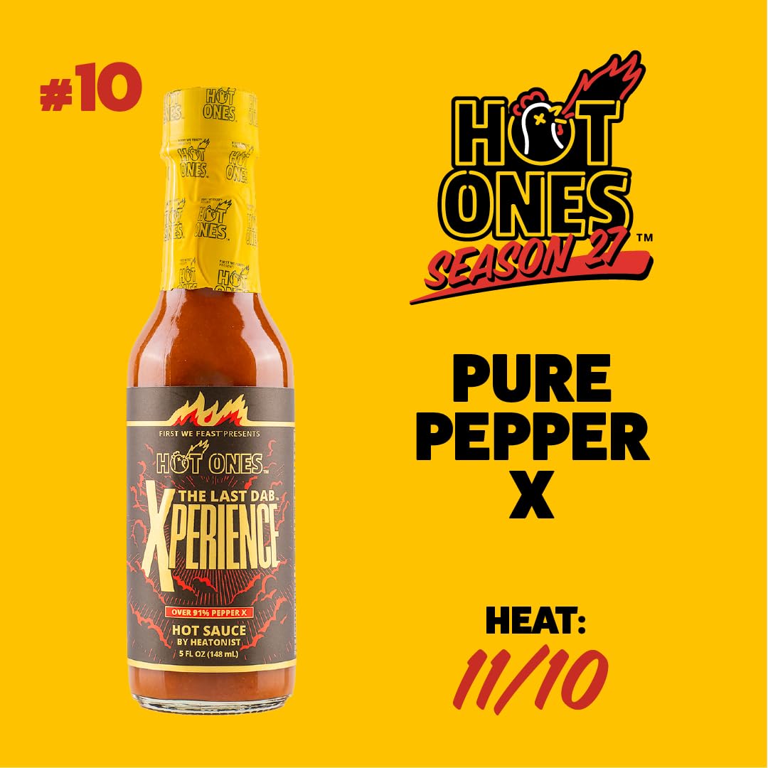 Hot Ones Hot Sauce Challenge Set - Season 27 Trio - Hot Sauces Gift Set - Variety Pack - Made with Natural Ingredients - Unique Small Batch Sampler - 5 fl oz Bottles (3-Pack)