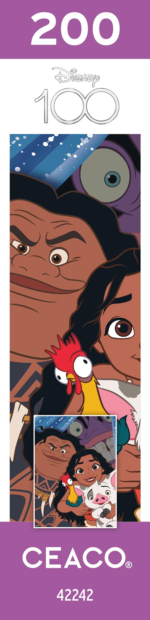 Ceaco - Disney's 100th Anniversary - Moana - Selfies - 200 Piece Jigsaw Puzzle