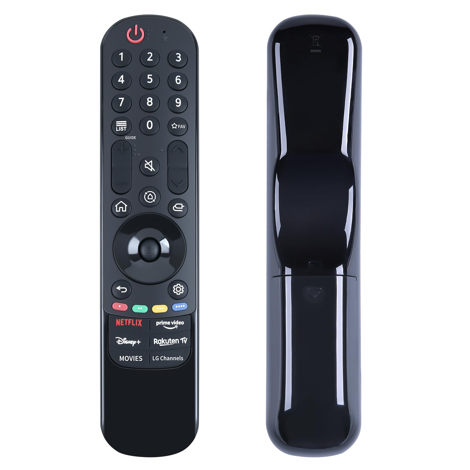 New MR23GA Replacement Magic Remote Control Compatible for LG 2023 Magic Smart TV with Netflix PrimeVideo Disney+ LG Channel Shortcut Buttons (NO Voice and Pointer Function