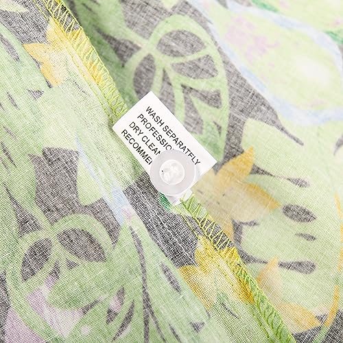 OCHENTA Toddler Boys Sunflower Hawaiian Shirt Kids Button Down Long Sleeve Aloha Party Tropical Beach Luau Outfit White Sunflower 2 Years