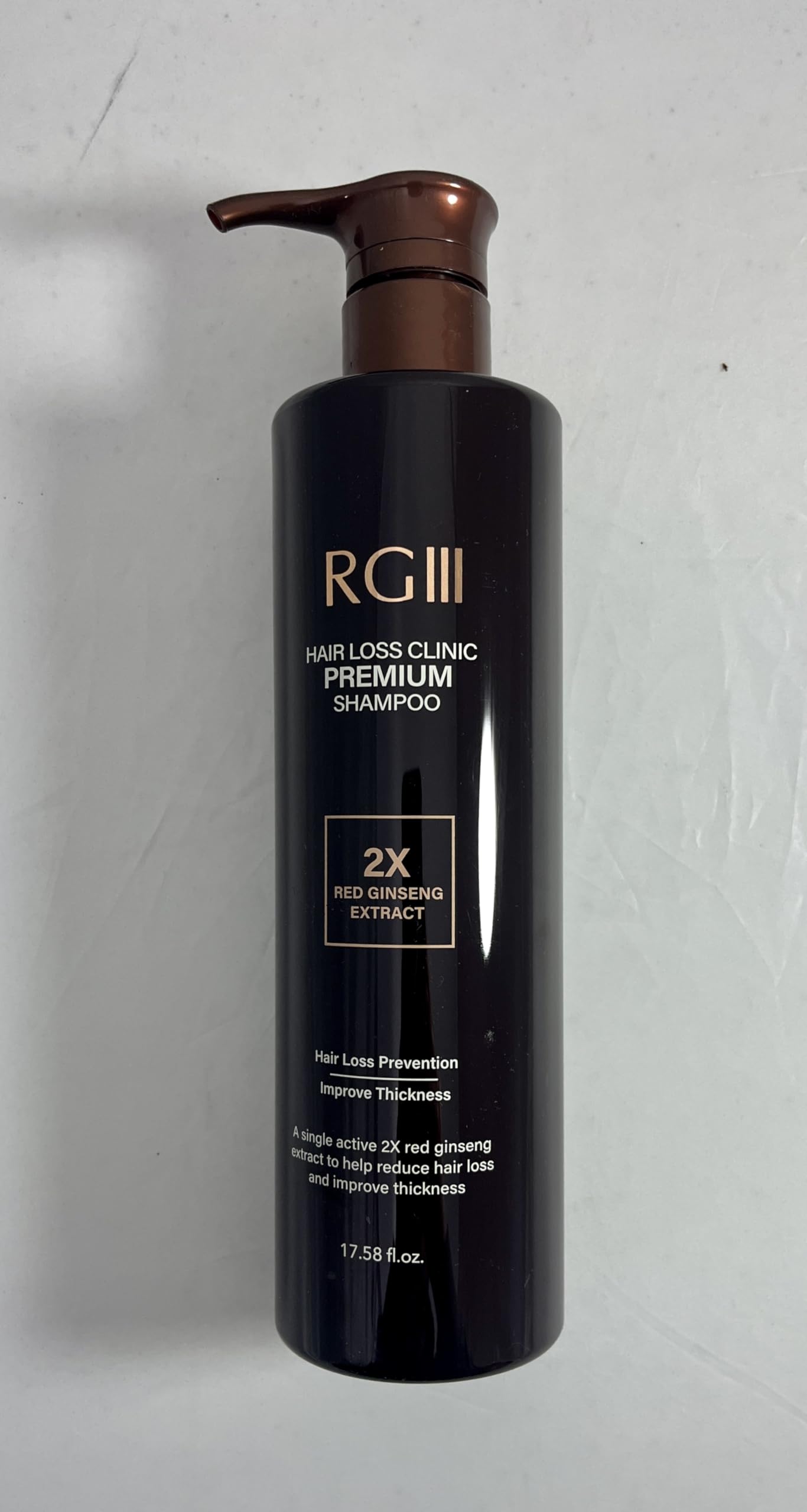 RG3 RGIII PREMIUM HAIR LOSS CLINIC SHAMPOO (ONE BOTTLE)