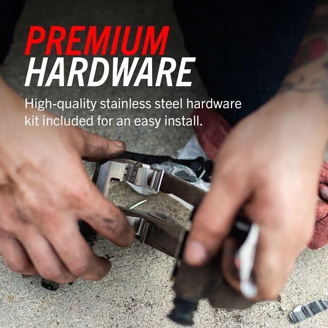 POWERSTOP KOE2009 Front Replacement Ceramic Brake Pads and Rotors Kit Autospecialty For Cadillac Escalade Chevy Avalance 1500 Express 1500 Silverado 1500 Suburban Tahoe GMC Sierra 1500 Yukon XL 1500