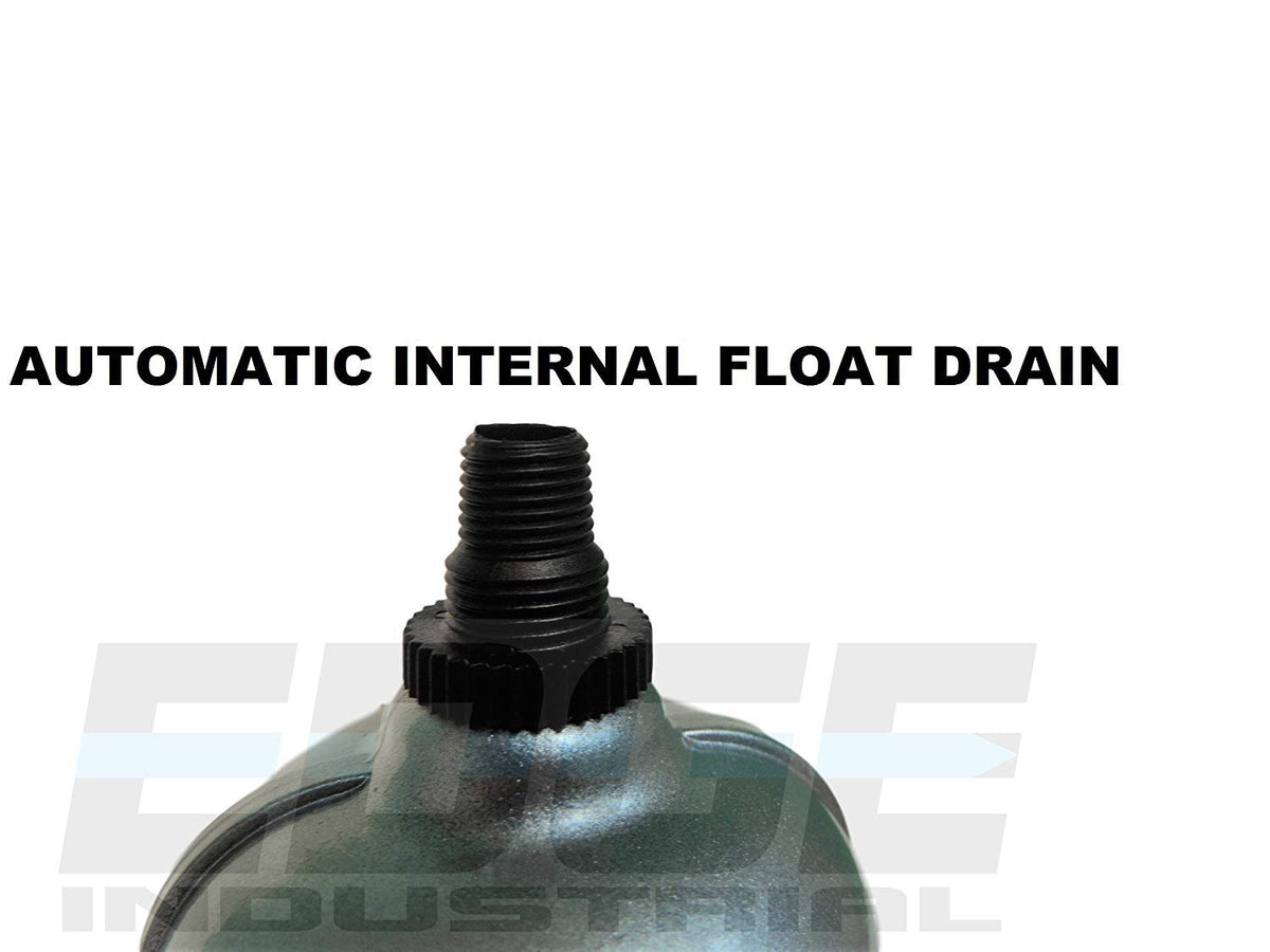 THB 1/2" Heavy Duty Particulate Filter Moisture Trap Water seperator w/Auto Automatic Drain