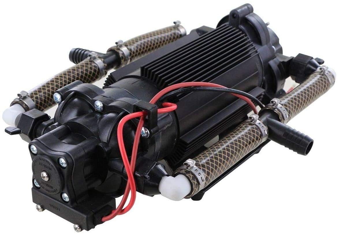 Shurflo Power Twin Pump 4111-035 6.25 gpm 45 psi High Flow 12 Volt Pump Sprayer Pump Transfer Pump ATV Sprayer Pump