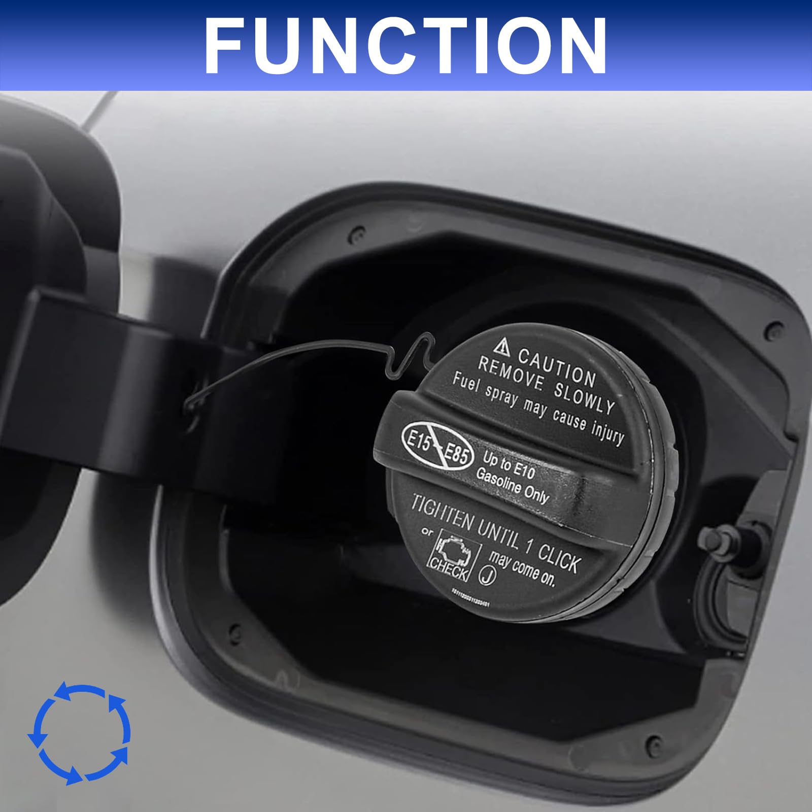 Gas Cap 77300-06040 - Fuel Tank Cap Replacement Fit For Toyota Scion Camry 4Runner Avalon Corolla Highlander FJ Land Cruiser Matrix Rav4 Sequoia Sienna Tacoma Tundra Yaris ES GS IS GX LX RX