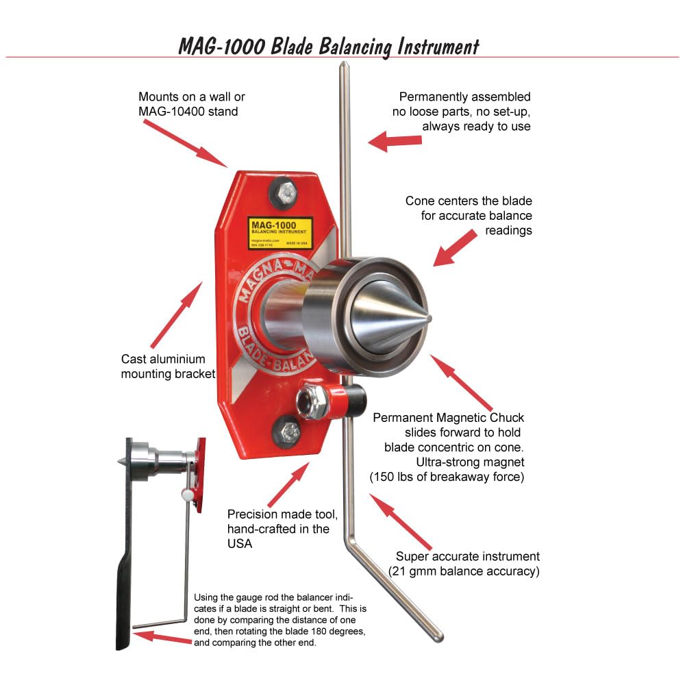 MAG-1000 Professional Blade Balancing Instrument
