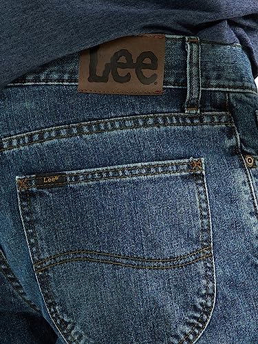 Lee Men's Legendary Relaxed Straight Jean, Lieutenant, 33W x 30L