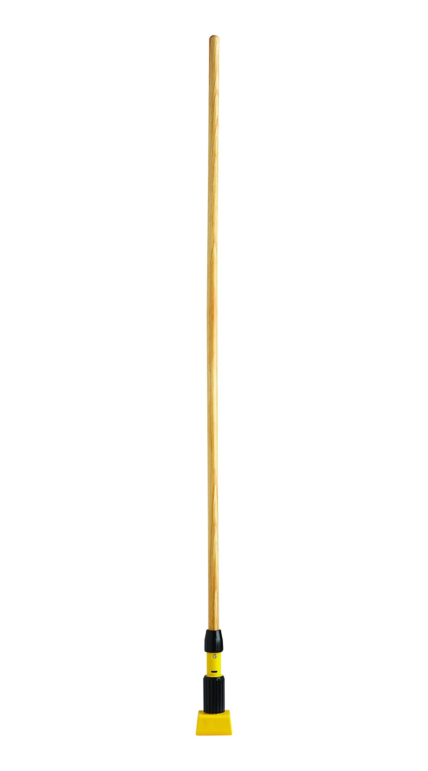 Rubbermaid Commercial Products Gripper 60" Wood Wet Mop Handle, Natural, for Professional/Industrial Floor Cleaning, Compatible with 5" Headband Mops