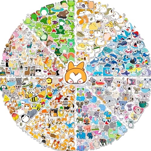Arme 600 PCS Stickers Pack,Cute Colorful Waterproof Stickers,Vinyl Art Stickers.Stickers for Water Bottles,Skateboards and Notebooks, Laptop Stickers for Teens Girls Kids Adults