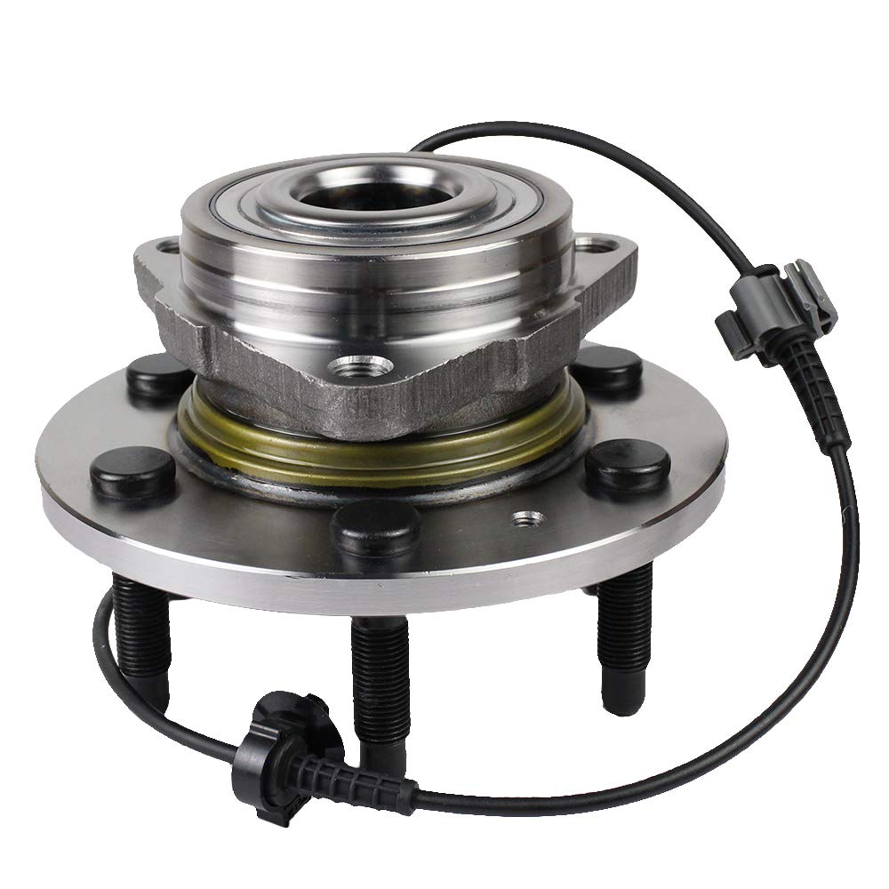 Autoround 515096 Front Wheel Hub and Bearing Assembly Compatible with Chevy Tahoe Silverado 1500 Avalanche Suburban, Cadillac Escalade, GMC Yukon Sierra, 4WD, 2007-2014