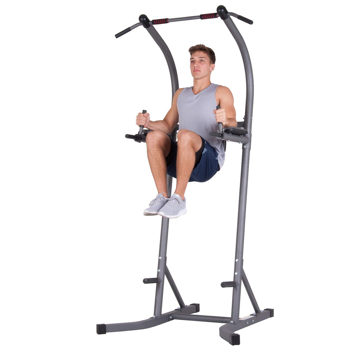 Body Champ Fitness Power Tower, Gym Equipment for Home, Indoor Workout Equipment, Multi-Use Pull-Up Bar Station PT620