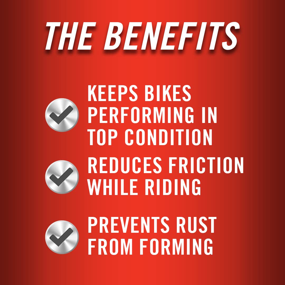 STA-BIL SPORT Bike Chain Cleaner & Lubricant - Prevents Rust on Chains, Cables, and Derailleurs, Premium Lubricant, Easy to Apply, Preserves Bike Chains, 8oz (22406)