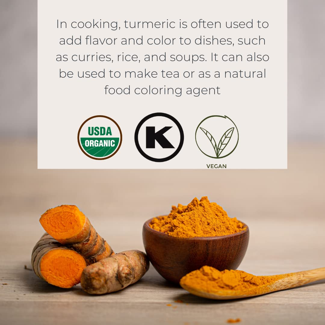 Starwest Botanicals Organic Turmeric Root Powder, 1 Pound Bulk
