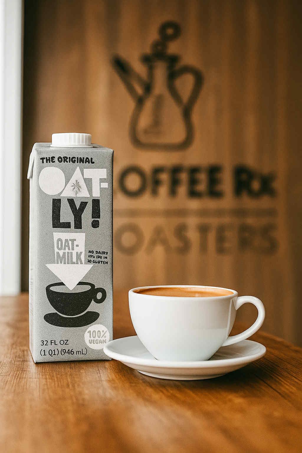 Oatly Original Barista, 4 Pack, 32 fl oz, Coffee Rx Barista Edition Packaged, Packaging Will Vary