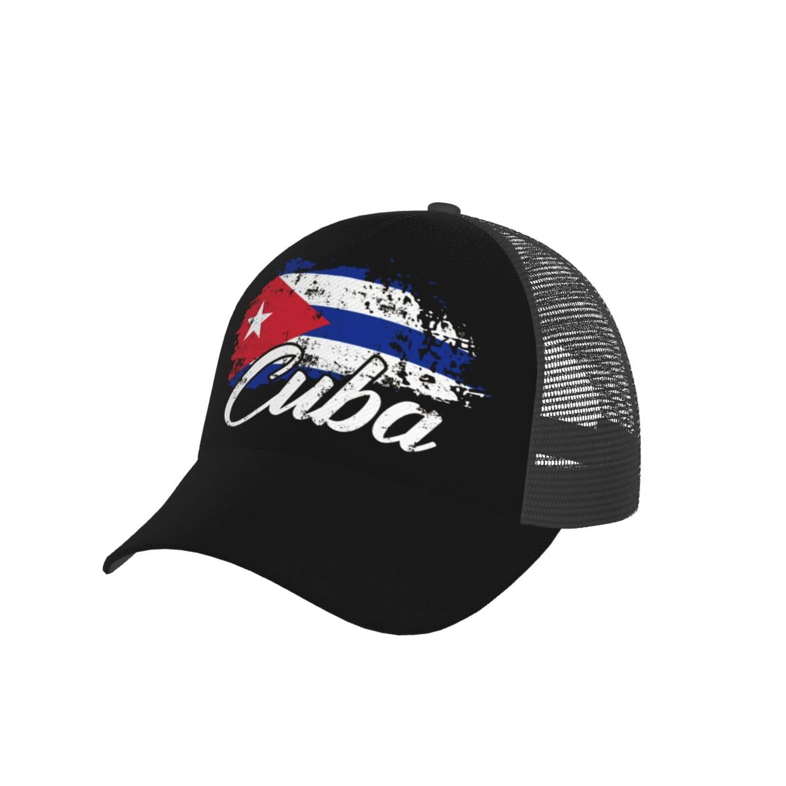 Cute Funny Cuba Flag Hat Men Women Adjustable Flag Baseball Hat Outdoor Cap for Women Men