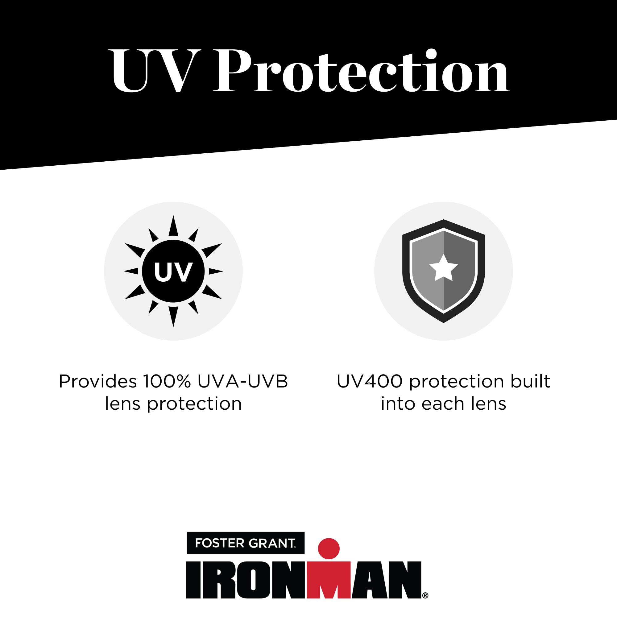 Ironman Men's Relentless Wrap Sunglasses, Matte Black, 63 mm