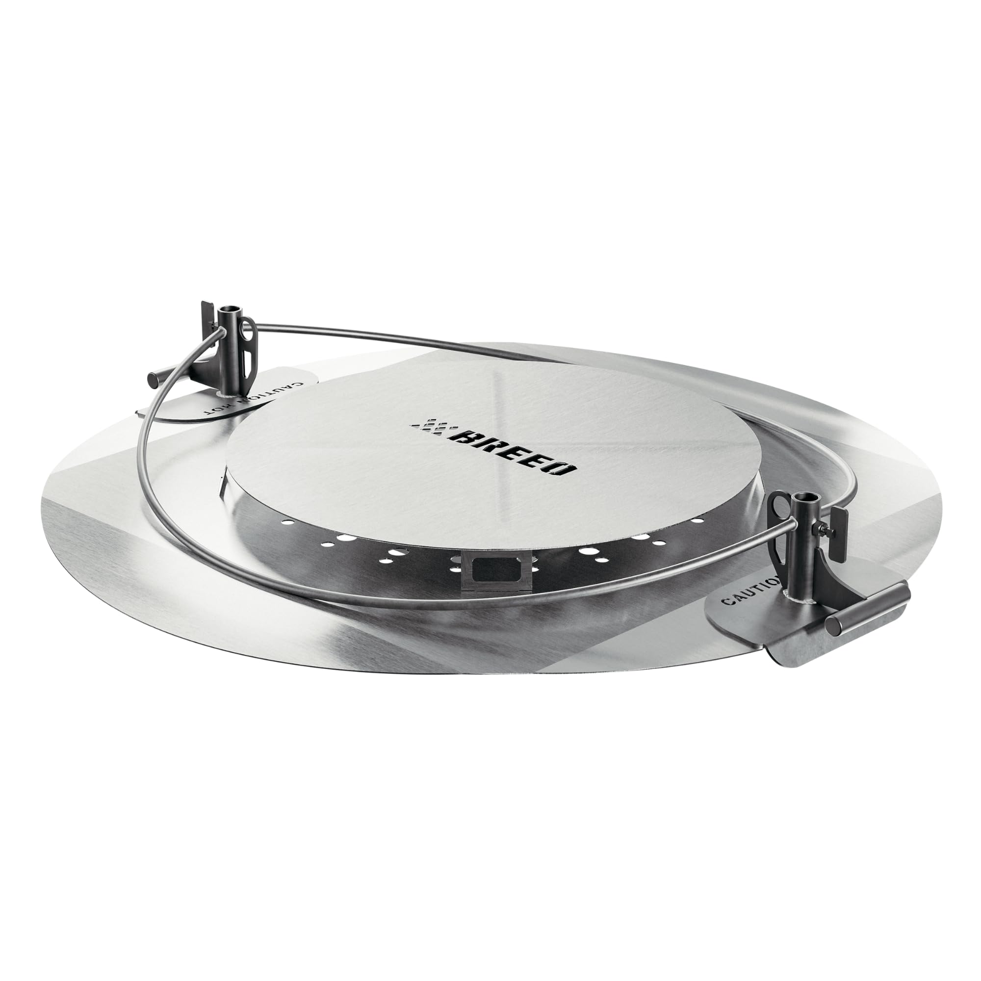 Breeo Outpostâ„¢ Heat Deflector X30 | Compatible with Y Series and X Series | Maximize Hot Airflow | USA Made | Live-Fire Cooking Accessory (Heat Deflector & Outpost Rod Included)