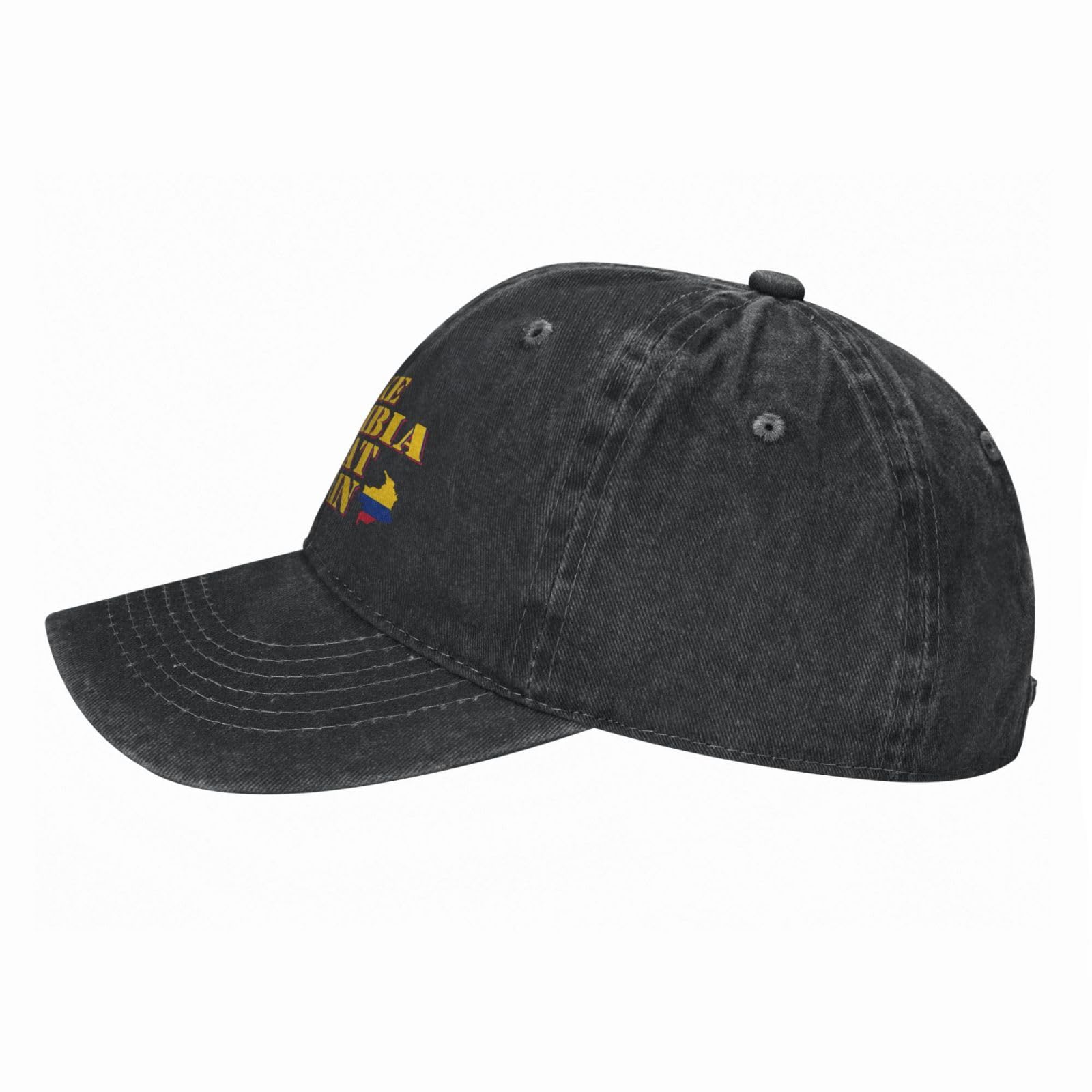 muciioa Make Colombia Great Again Hat Colombia Flag Trucker Cap for Men Women Black