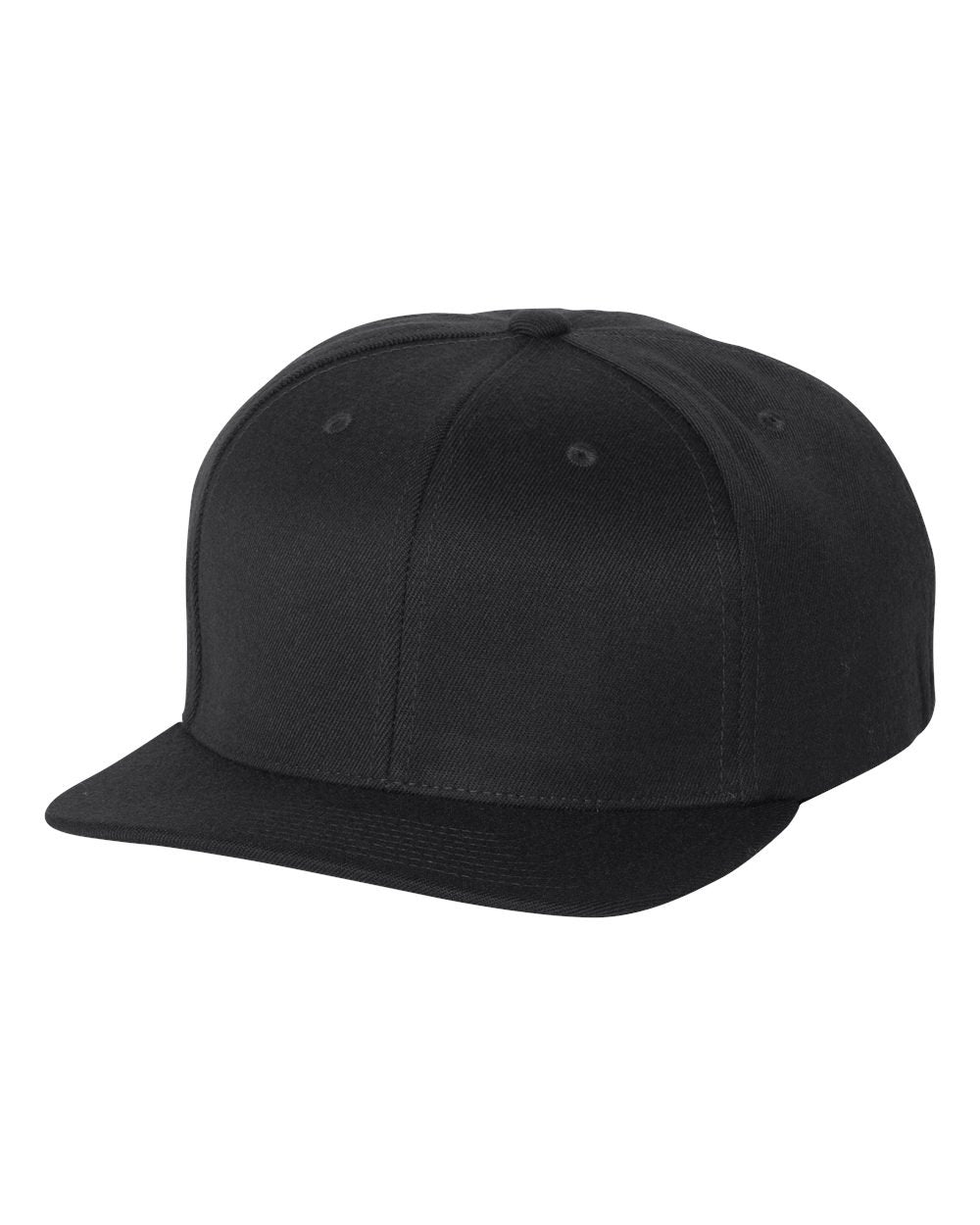 Flexfit Mens 110 Classic Snapback Baseball Cap, Black