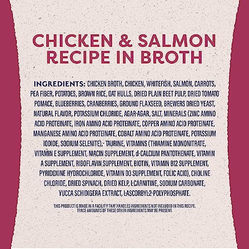 Natural Balance Original Ultra Fat Dogs Wet Dog Food, Chicken & Salmon Recipe in Broth, 13 oz. (Pack of 12)