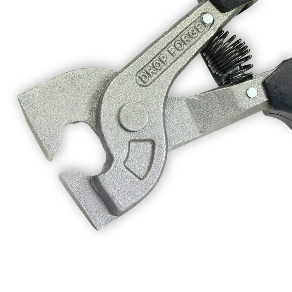 TILER 2 Piece Glass Tile Nippers Set - Heavy Duty Wheeled Glass Mosaic Nipper & Hd Ceramic Tile Nipper, Tile Cutter Pliers Soft-grip Handle - Shapping Plier,Stone, Metal