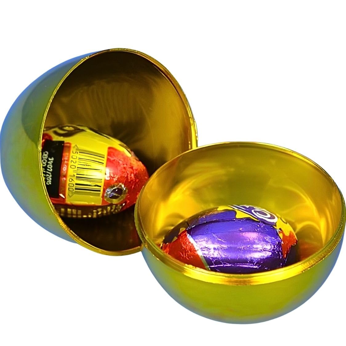 Golden Easter Egg - 4" (1 Count) - Premium Plastic Quality for Unforgettable Celebrations & Surprises
