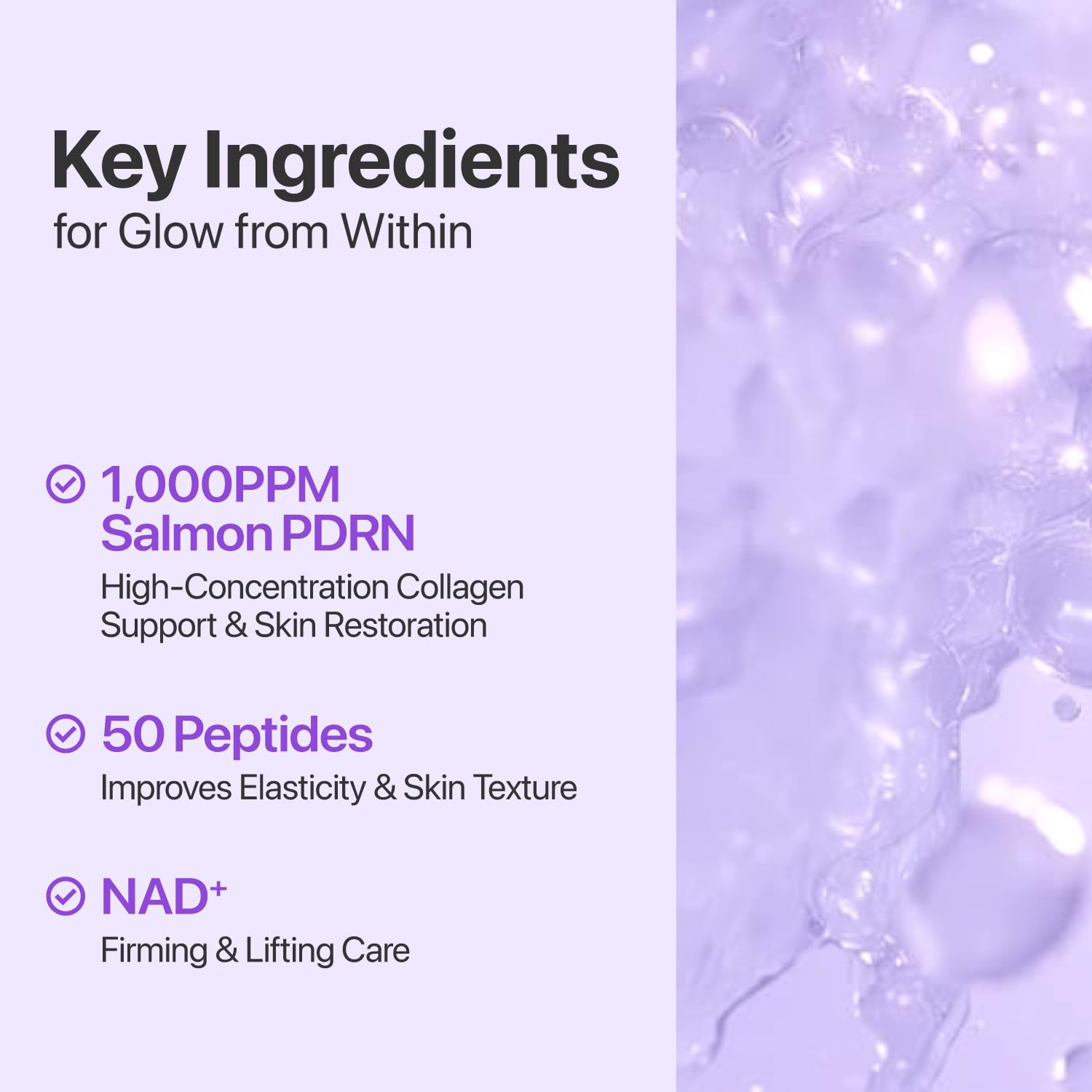 numbuzin No.9 NAD+ Salmon PDRN Glow Boosting Toner, Hydrating & Firming Toner for Wrinkles, Fine Lines & Dull Skin, Peptides & Salmon PDRN for Radiance, Korean Skincare 5.07 fl oz