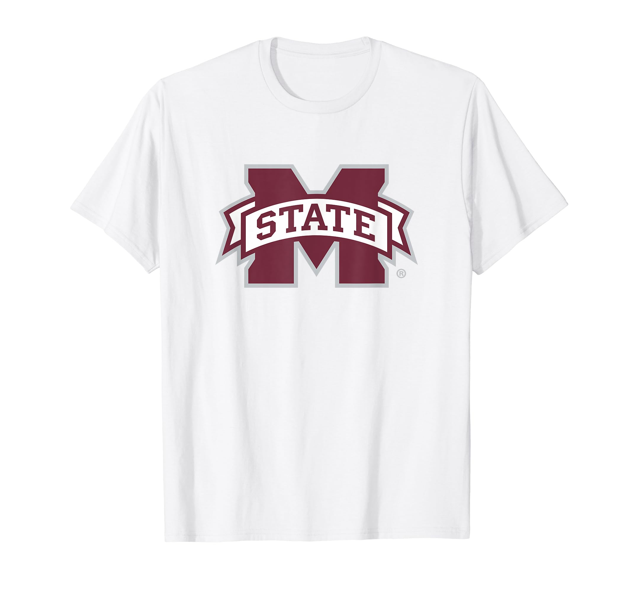 Mississippi State Bulldogs Icon White Officially Licensed T-Shirt
