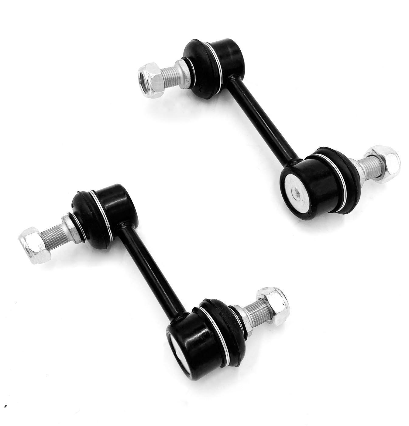 XCPMC Rear Sway Stabilizer Bar End Link 2 Pcs Left & Right|Replacement For Santa Fe Veracruz Borrego|Replace OE#: K750279 Black