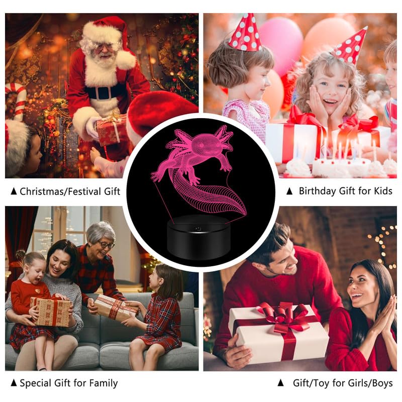 BASSI Christmas Gifts for Mom, Engraved Night Light Lamp Mothers Day Gifts for Mom, Mom Gifts from Daughter Son, 16 Colors Remote Control, 4 Modes