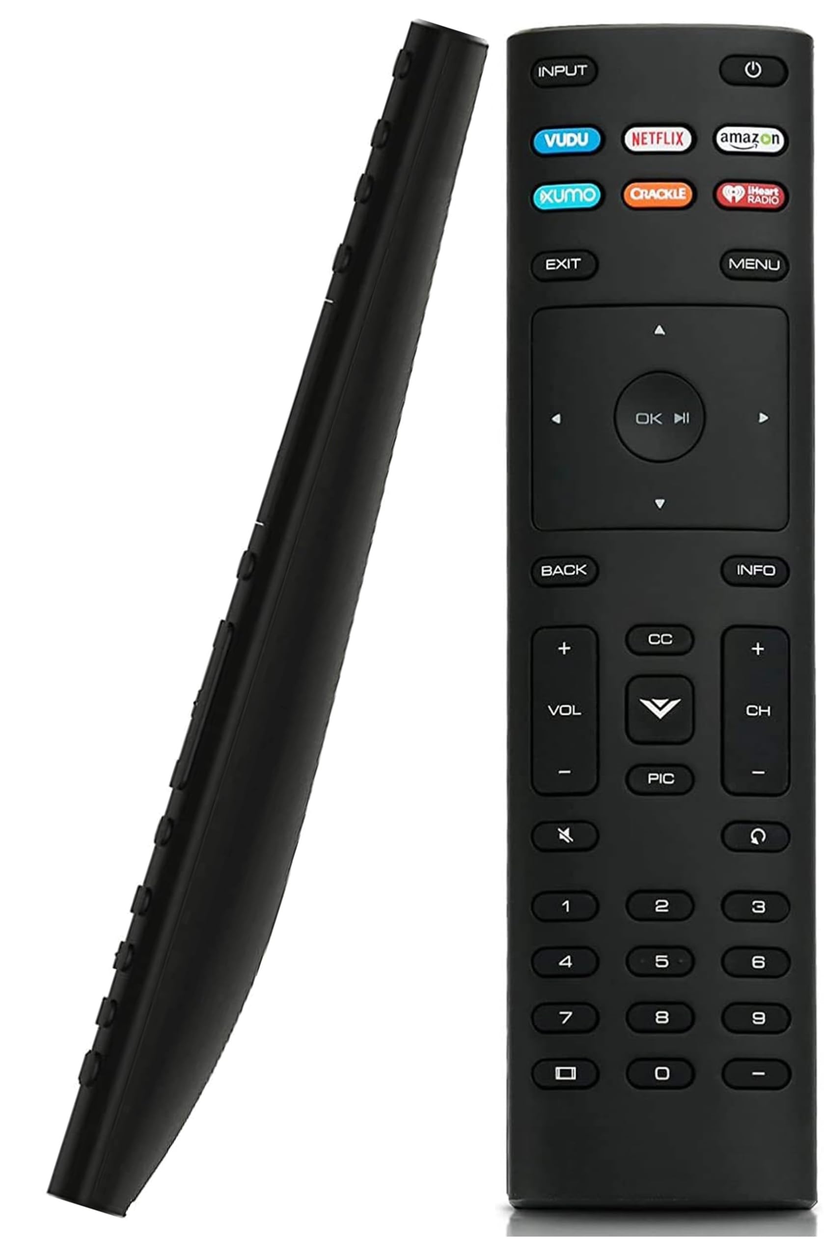 Universal XRT136 Remote Control Works for All Vizio Smart TV D24f-F1 D43f-F1 D50f-F1 E43-E2 E60-E3 E75-E1 M65-E0 M75-E1 P55-E1 P65-E1 P75-E1 and More