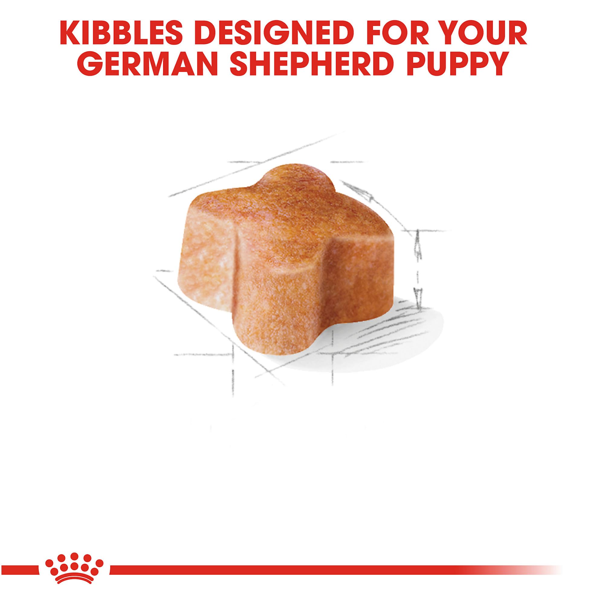 Royal Canin German Shepherd Puppy Breed Specific Dry Dog Food, 30 lb. bag