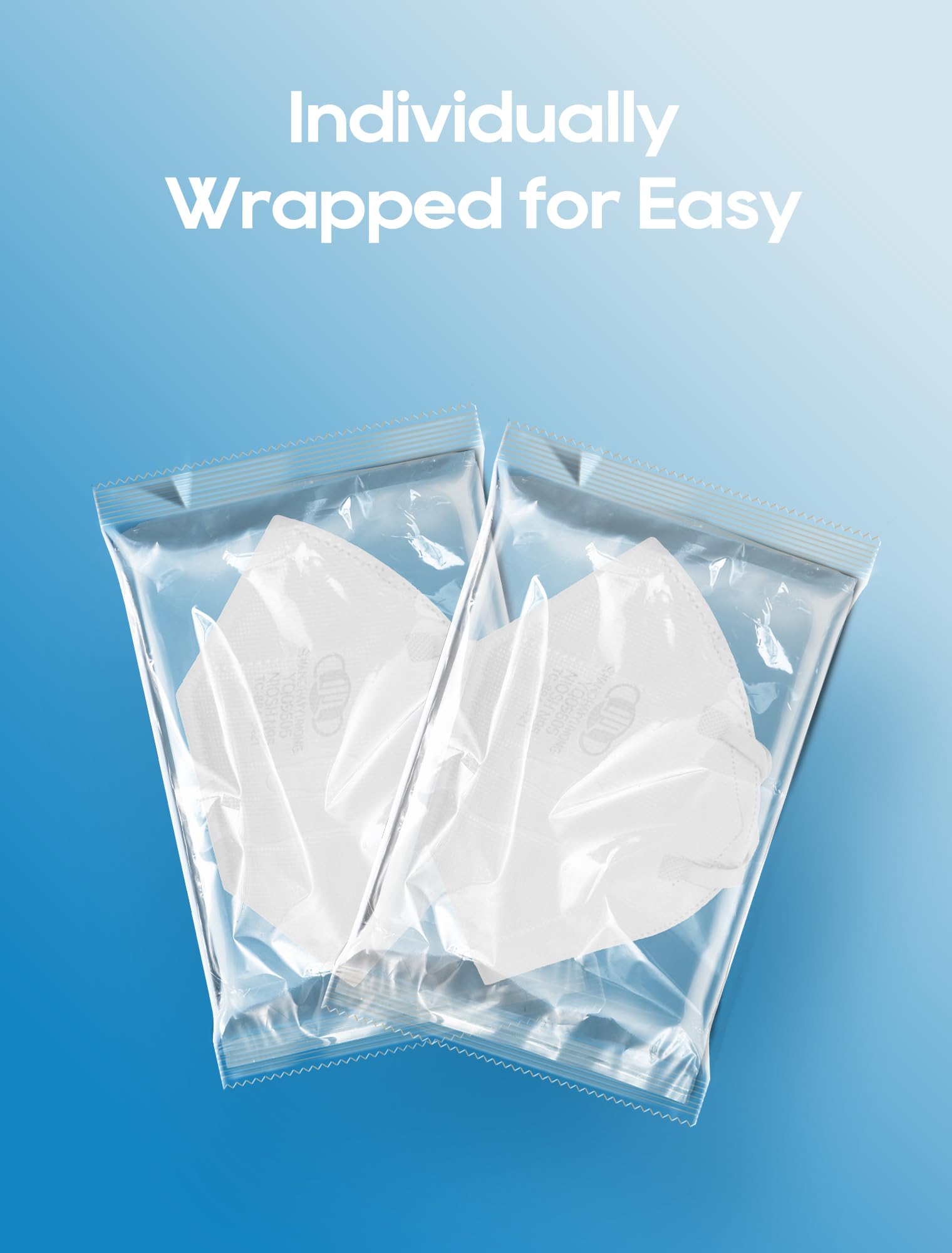 N95 Masks NIOSH Approved for Adults, 25 Pack Individually Wrapped, Particulate Respirator N95 Face Masks Universal Fit Comfortable