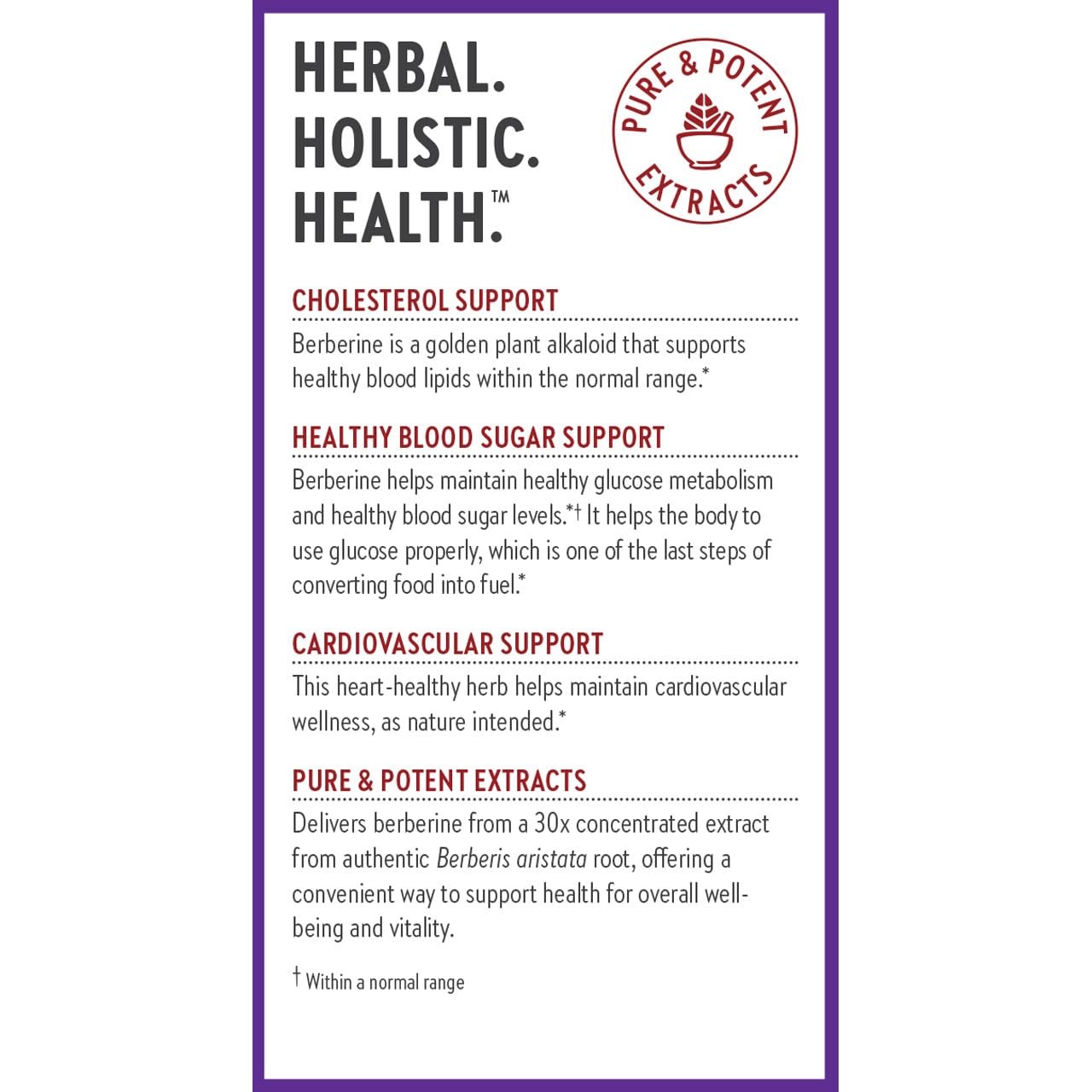 New Chapter Berberine Supplement - Super-Potent Berberine 1000 mg, 30x Concentrated Indian Barberry Extract to Support Metabolic Health + Heart Health + Glucose Support, Vegan, Gluten Free, 60 Count