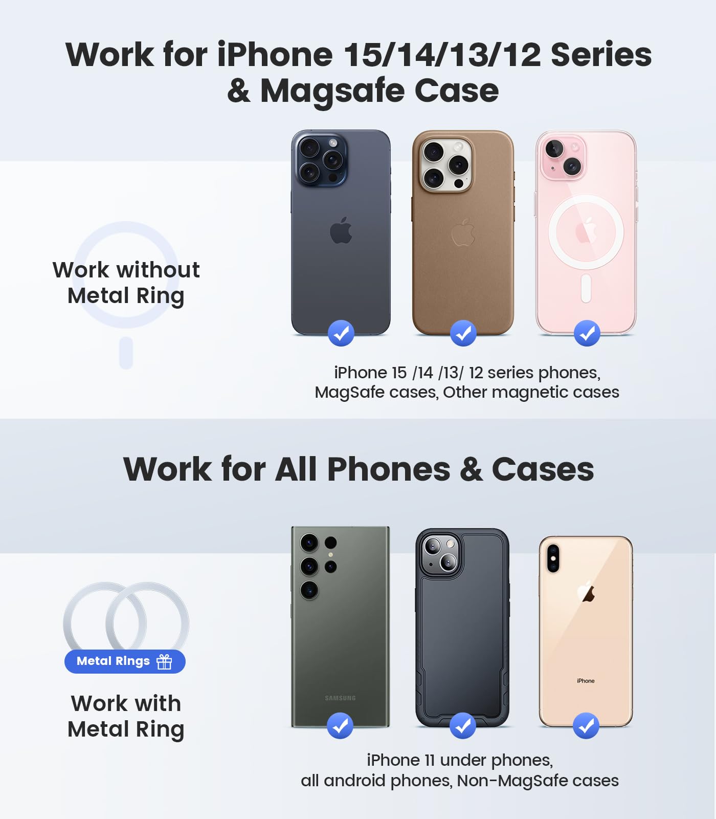 VICSEED Tesla Phone MountใStrongest Magnet PowerใMagSafe Car Mount for Tesla Model 3 Model Y, Foldable Hidden Tesla Phone Holder Fit for All Phone, Tesla Model Y Accessories Tesla Model 3 Accessories