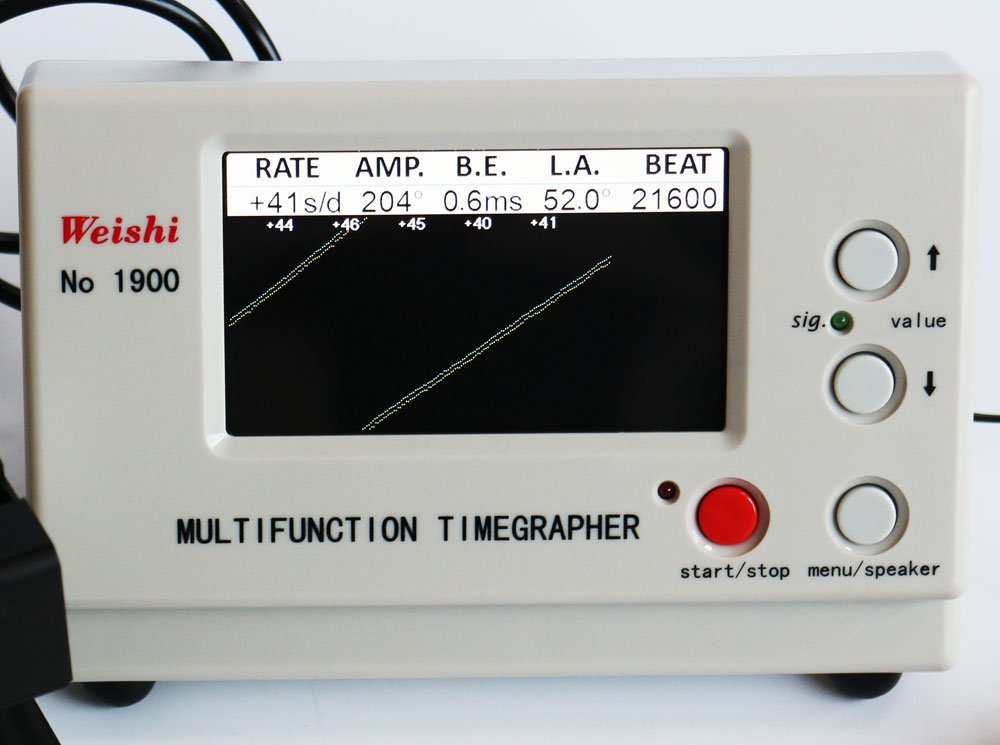 OTOOLWORLD New Coaxial MTG Watch Tester Timing Multifunction Timegrapher LCD Screen NO.1900
